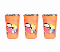 Steel Tumbler Big-Auto Orange ( set of 3 ) - Master
