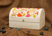 Jewellery Box-Leaf Colourful - Master