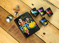 Hip Flask with Shot Glasses - Munna Bhai - Master