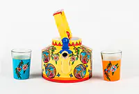 Kettle Set - Indian Madhubani Rickshaw - Master