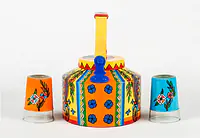 Kettle Set - Indian Madhubani Rickshaw - Master