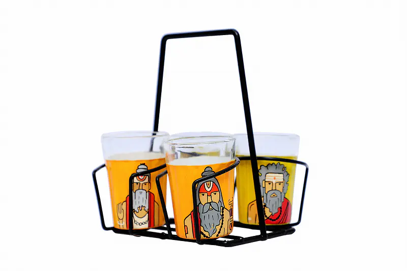 Tapri Glasses Sadhu  ( Set of 4 ) - Master