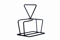Cutting Chai Glass Stand / Tea Glass Holder  - For Set of 2 Tea Glasses - Master