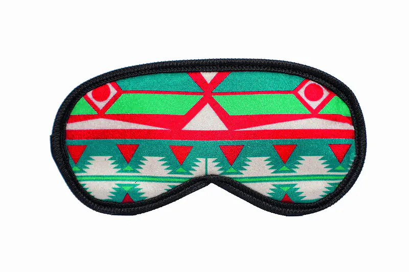 Neck Pillows & Eye Masks Combo - ( Two Eye Masks ) - Horn Not Ok Please - Master