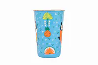 Stainless Steel Tumbler Big - Owl Feather Blue - Master
