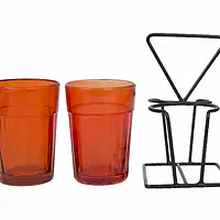 Tapri Glasses - Rang Barse - Set of 2 ( Orange ) - Master