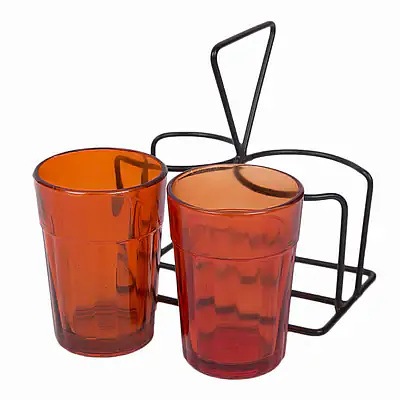 Tapri Glasses - Rang Barse - Set of 2 ( Orange ) - Master
