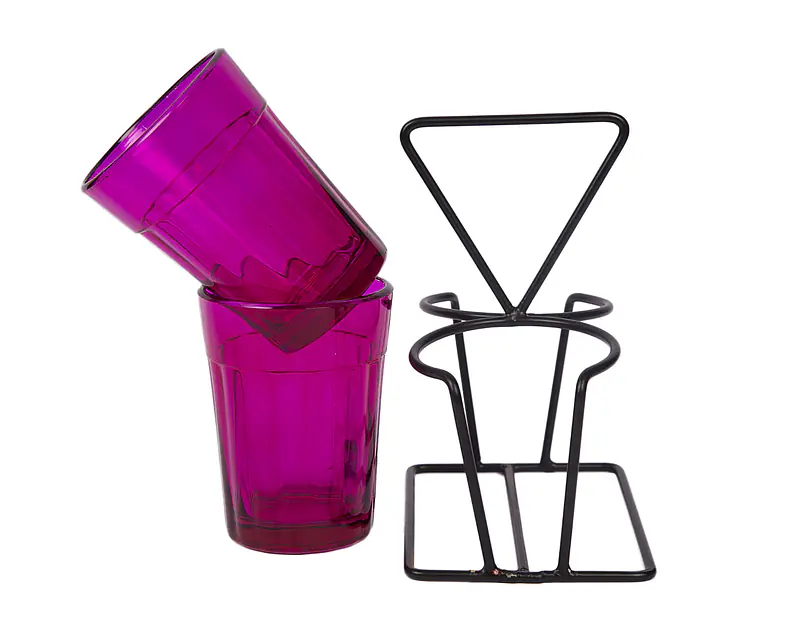 Tapri Glasses - Rang Barse - Set of 2  ( Purple ) - Master