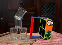 Katta Chai With Transparent Cutting Chai Glasses - Lotus - Master