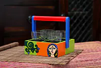 Katta Chai With Transparent Cutting Chai Glasses - Lotus - Master