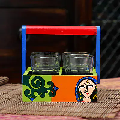 Katta Chai With Transparent Cutting Chai Glasses - Lotus - Master