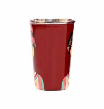 Steel Tumbler Big-Lady Rose Maroon