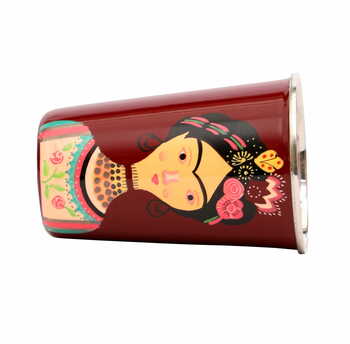 Steel Tumbler Big-Lady Rose Maroon