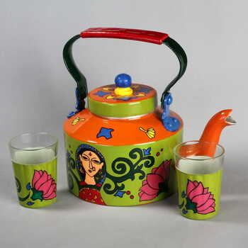 Kettle Set - Lotus Lady