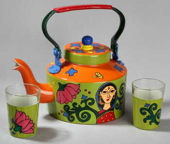 Kettle Set - Lotus Lady