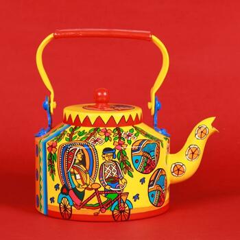 Kettle - Indian Madhubani