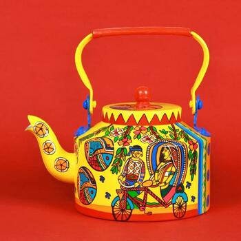 Kettle - Indian Madhubani