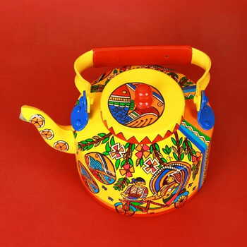 Kettle - Indian Madhubani