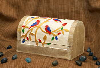 Jewellery Box-Bird Colourful