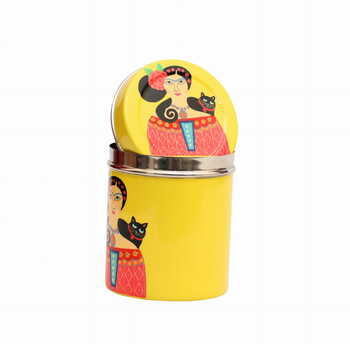 Steel Canister-Lady Set Yellow